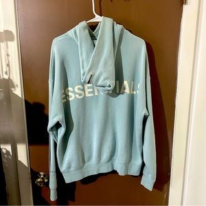 FEAR OF GOD 3M Essentials Hoodie in Light Blue